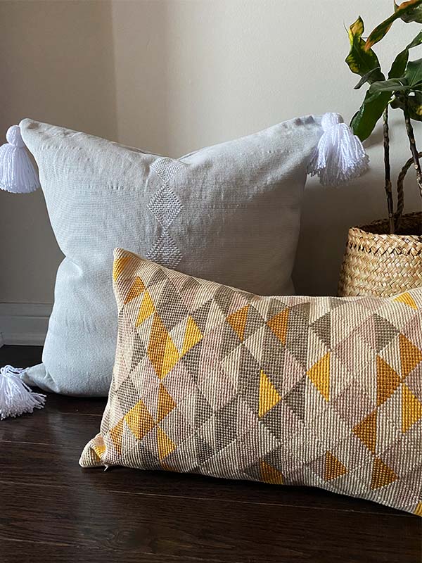 Tamayo Geo, Lumbar Pillow 12"x20" - Image 3