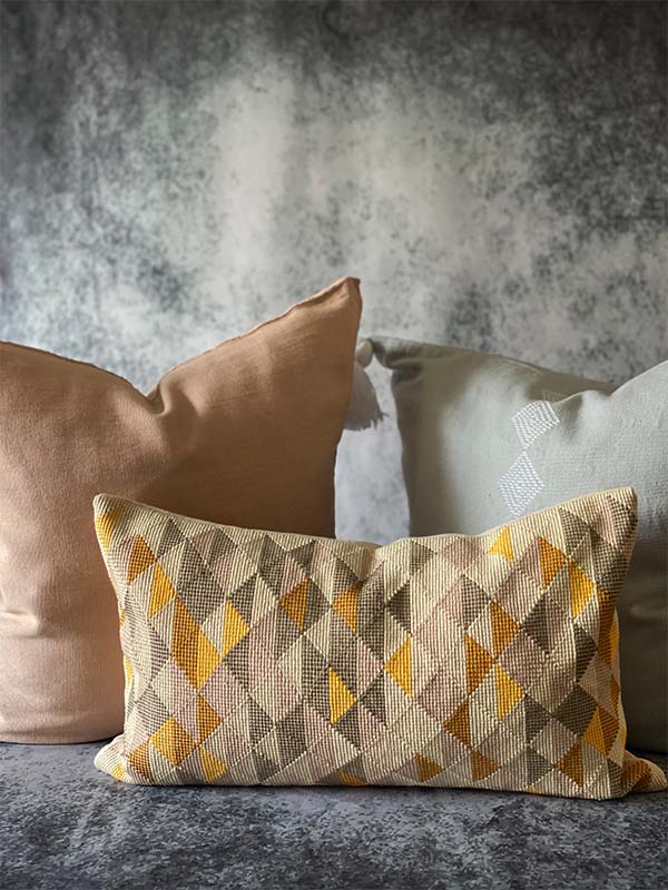 Tamayo Geo, Lumbar Pillow 12"x20" - Image 2