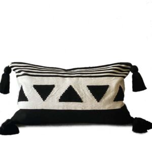 Rulfo Noir, Lumbar Pillow 12"x20"