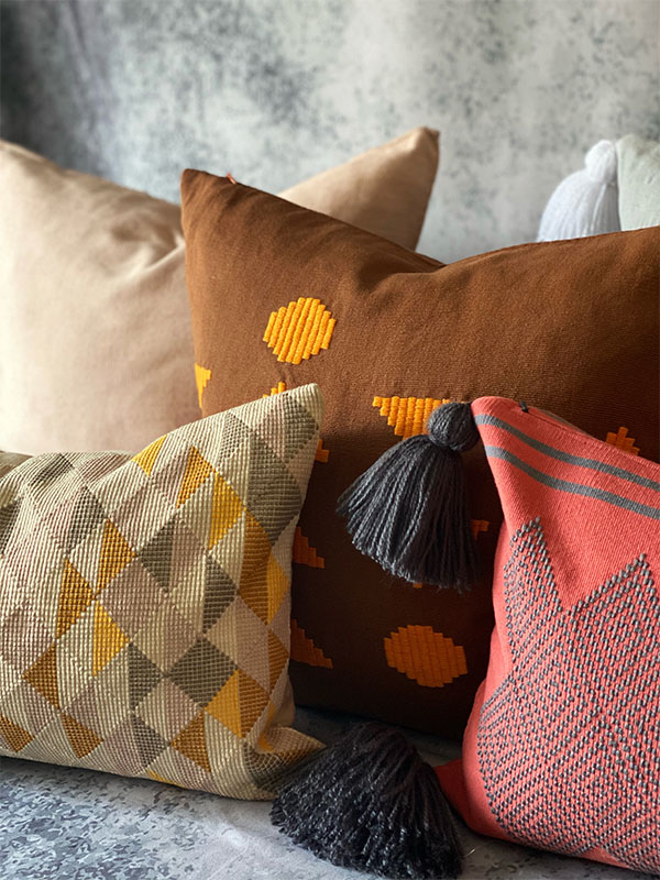 Gabino Cocoa, Pillow 20"x20" - Image 2