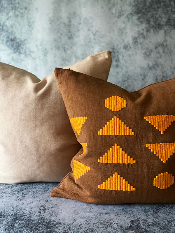 Gabino Cocoa, Pillow 20"x20" - Image 3