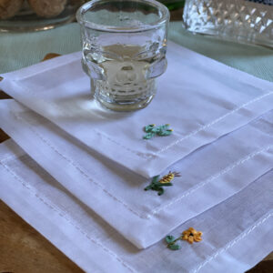 Agave Embroidery, Cup Holders