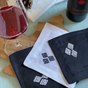 Linen Rhombi, Cup Holders